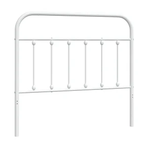 Vervangend hoofdbord metaal wit 107 cm Vervangend hoofdbord metaal wit 107 cm