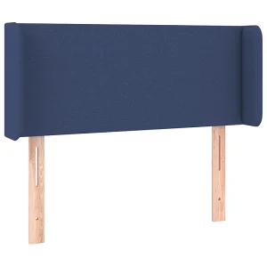 Hoofdbord met randen 103x16x78/88 cm stof blauw Hoofdbord met randen 103x16x78/88 cm stof blauw