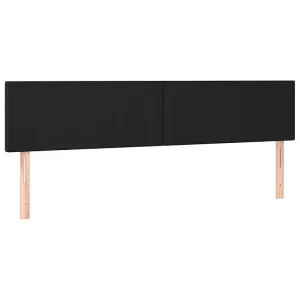 Hoofdborden 160x5x78/88 cm kunstleer zwart Hoofdborden 160x5x78/88 cm kunstleer zwart