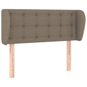 Hoofdbord met randen 83x23x78/88 cm stof taupe Hoofdbord met randen 83x23x78/88 cm stof taupe