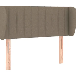Hoofdbord met randen 83x23x78/88 cm stof taupe Hoofdbord met randen 83x23x78/88 cm stof taupe