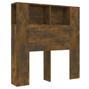 Hoofdbordkast 100×18,5×102,5 cm gerookt eikenkleurig
