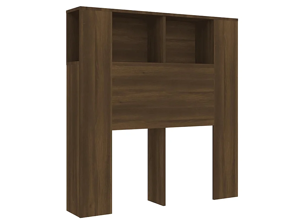 Hoofdbordkast 100x18,5x102,5 cm bruin eikenkleur
