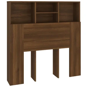 Hoofdbordkast 100x19x103,5 cm bruin eikenkleur