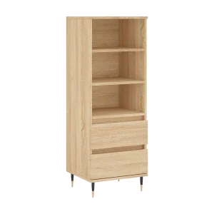 Hoge kast 40x36x110 cm bewerkt hout sonoma eiken Hoge kast 40x36x110 cm bewerkt hout sonoma eiken
