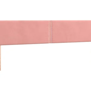Hoofdborden 180x5x78/88 cm fluweel roze Hoofdborden 180x5x78/88 cm fluweel roze