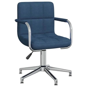 Kantoorstoel draaibaar stof blauw Kantoorstoel draaibaar stof blauw