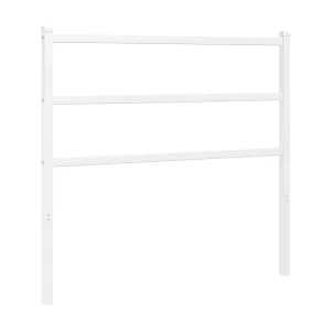 Vervangend hoofdbord 107 cm metaal wit Vervangend hoofdbord 107 cm metaal wit