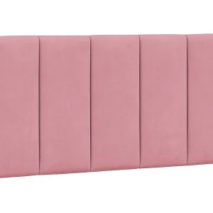 Hoofdbordkussen "Hanko" 100 cm fluweel roze Hoofdbordkussen "Hanko" 100 cm fluweel roze