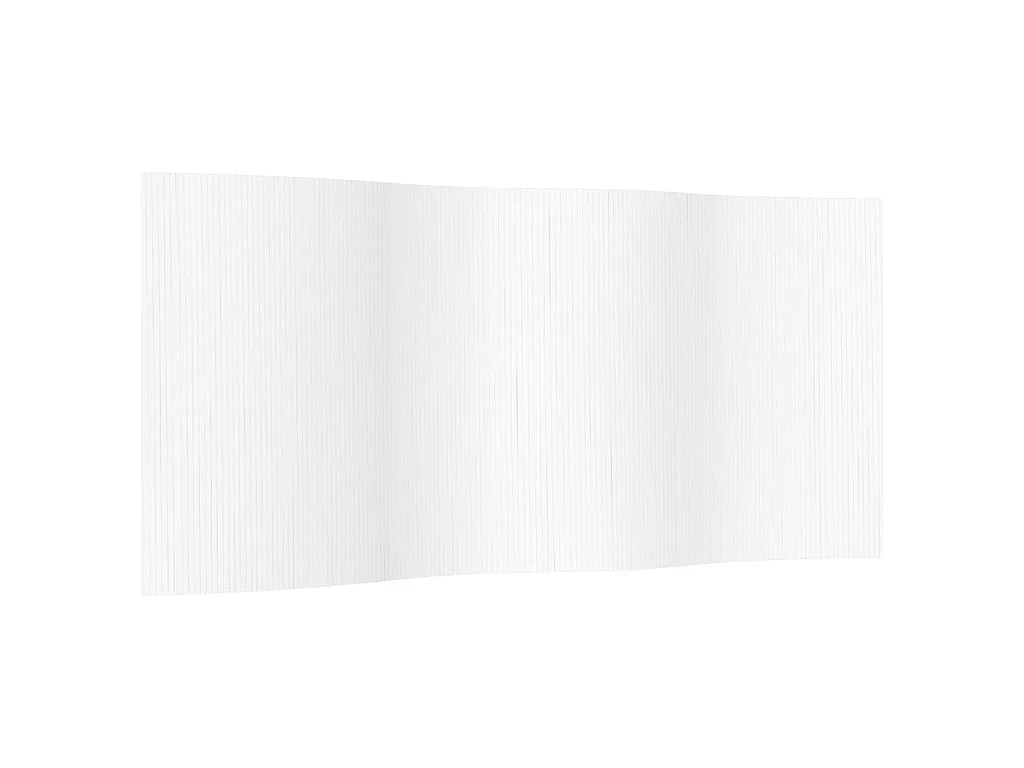 Kamerscherm 165x400 cm bamboe wit