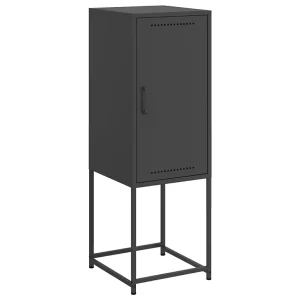 Hoge kast 36x39x107 cm staal zwart Hoge kast 36x39x107 cm staal zwart