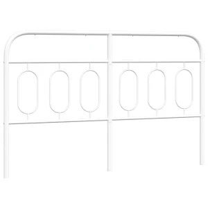 Vervangend hoofdbord 150 cm metaal wit Vervangend hoofdbord 150 cm metaal wit