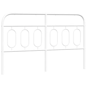 Vervangend hoofdbord 140 cm metaal wit Vervangend hoofdbord 140 cm metaal wit