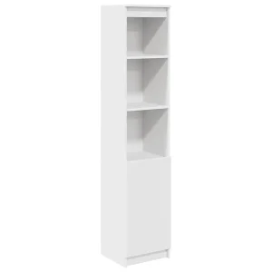 Hoge kast 37,5x35x180 cm spaanplaat wit Hoge kast 37,5x35x180 cm spaanplaat wit