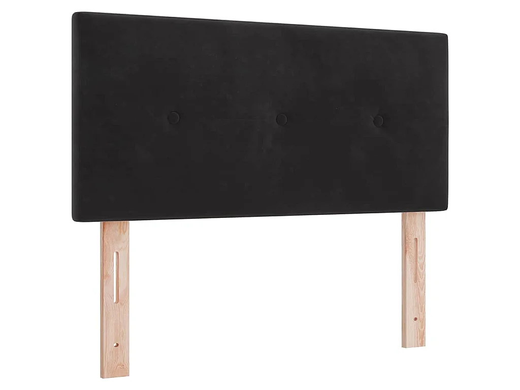 Hoofdbord Zwart 90 cm Fluweel