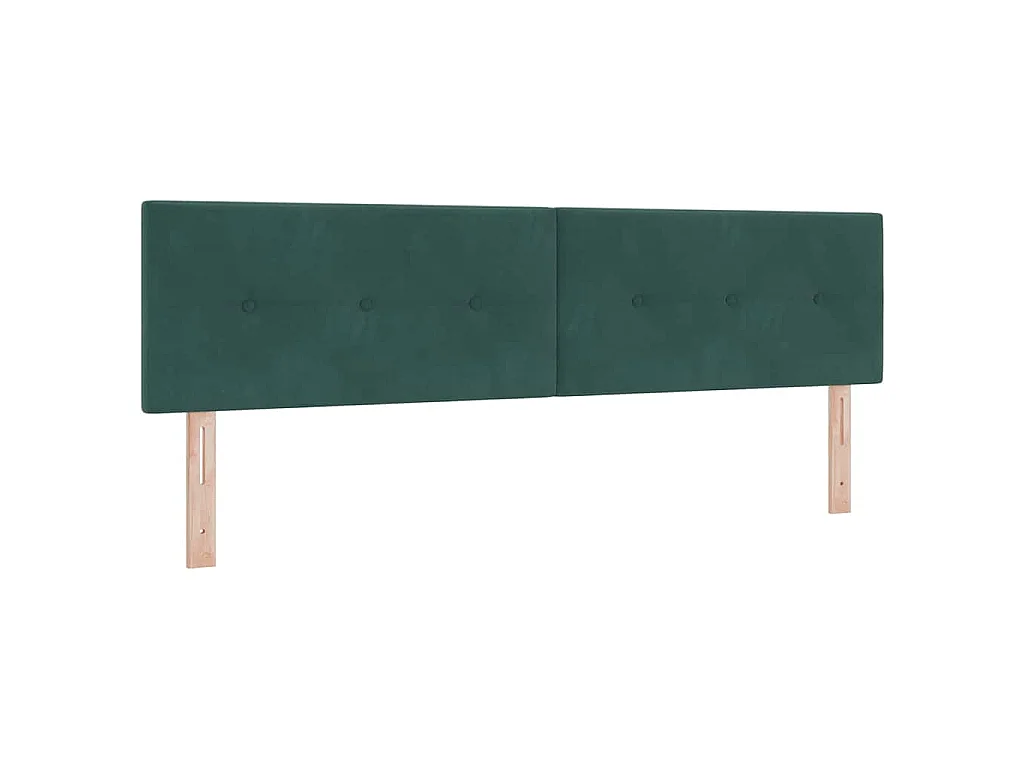 Hoofdbord Donkergroen 180 cm Fluweel