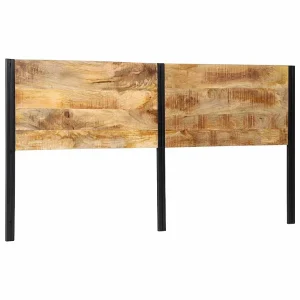 Hoofdeinde 200 cm massief hout mango en ijzer Hoofdeinde 200 cm massief hout mango en ijzer