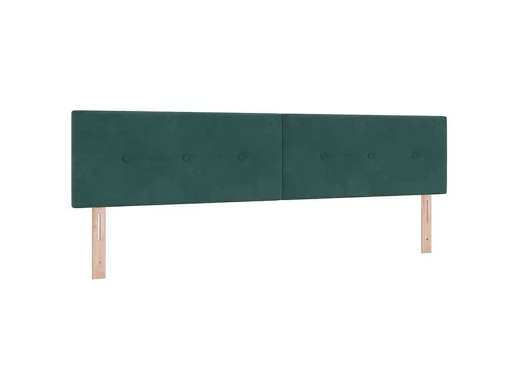 Hoofdbord Donkergroen 200 cm Fluweel
