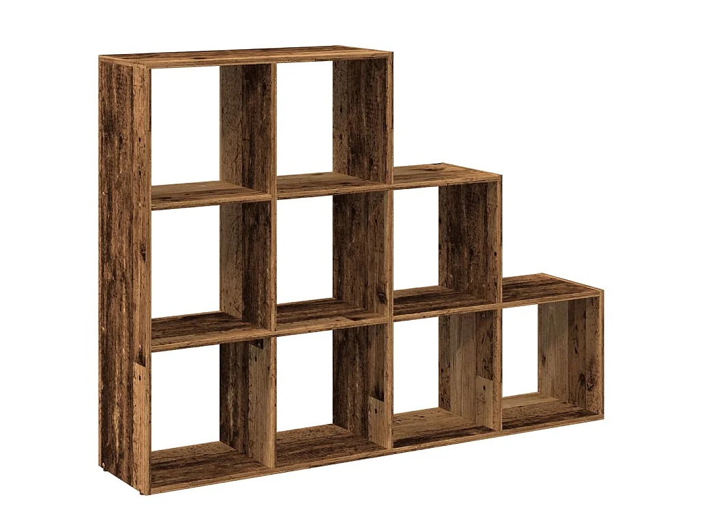 Kamerscherm / boekenkast 137,5x29x103,5 cm hout oud hout