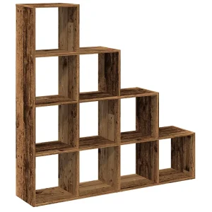 Kamerscherm / boekenkast 131,5x29x131,5 cm hout oud hout Kamerscherm / boekenkast 131,5x29x131,5 cm hout oud hout