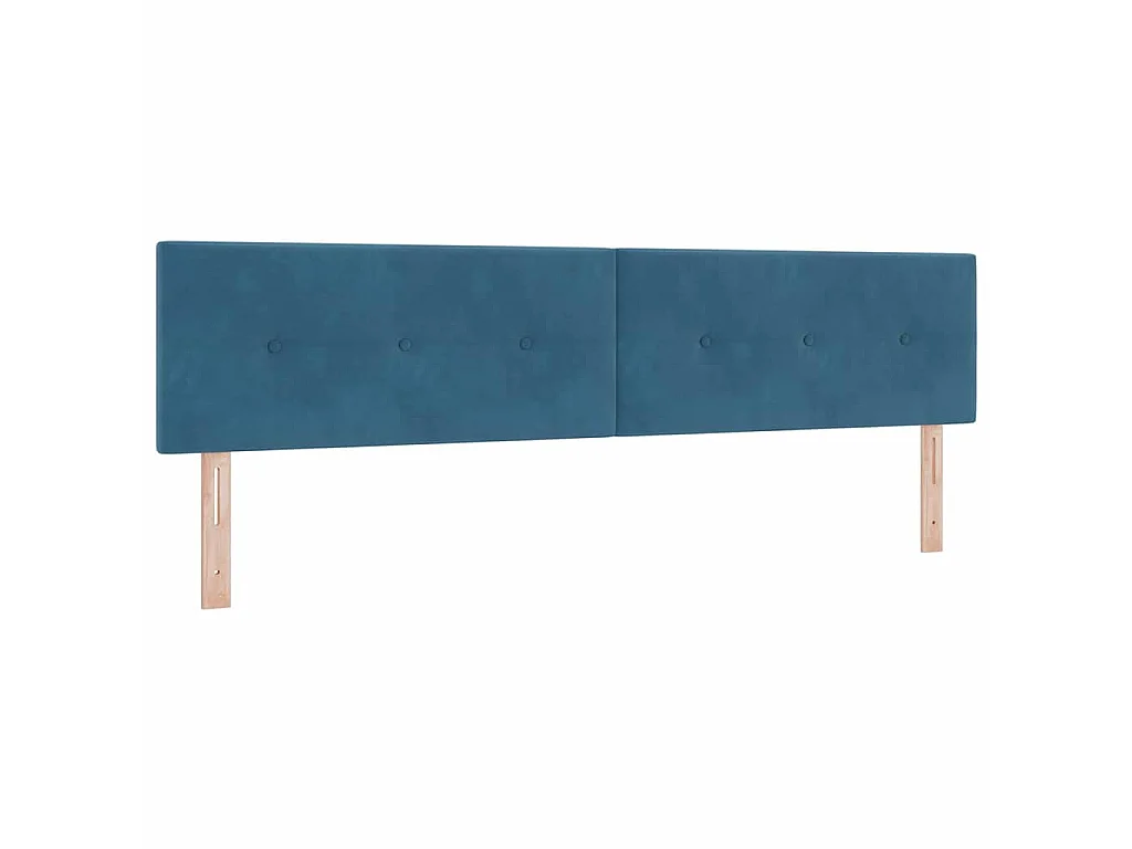 Hoofdbord Donkerblauw 200 cm Fluweel