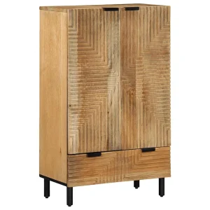 Hoge kast 60x33x100 cm massief mango bruin Hoge kast 60x33x100 cm massief mango bruin