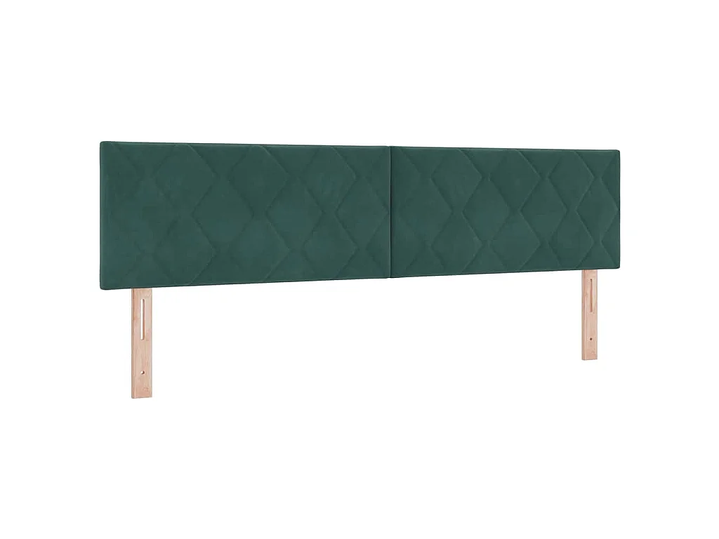 Hoofdbord Donkergroen 180 cm Fluweel