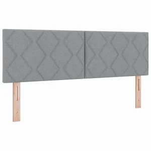 Hoofdbord Lichtgrijs 160 cm Stof