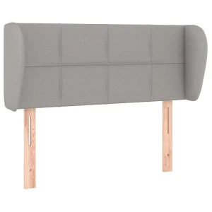 Hoofdbord met randen 103x23x78/88 cm stof lichtgrijs Hoofdbord met randen 103x23x78/88 cm stof lichtgrijs