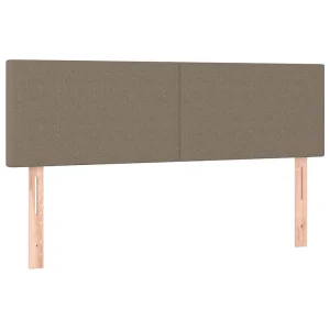 Hoofdborden 144x5x78/88 cm stof taupe Hoofdborden 144x5x78/88 cm stof taupe