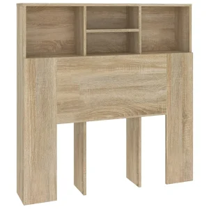 Hoofdbordkast 100x19x103,5 cm sonoma eikenkleurig