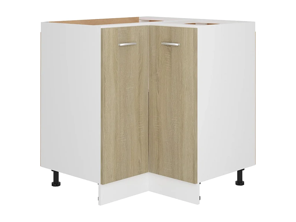 Hoekonderkast Lyon 75,5x75,5x81,5 cm sonoma eikenkleurig