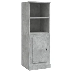 Hoge kast 36×35,5×103,5 cm bewerkt hout betongrijs Hoge kast 36×35,5×103,5 cm bewerkt hout betongrijs