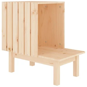 Kattenhuis 60x36x60 cm massief grenenhout Kattenhuis 60x36x60 cm massief grenenhout