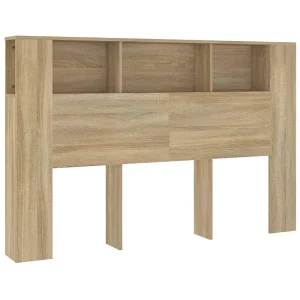 Hoofdbordkast 160×18,5×104,5 cm sonoma eikenkleurig
