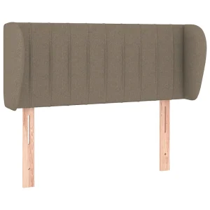 Hoofdbord met randen 93x23x78/88 cm stof taupe Hoofdbord met randen 93x23x78/88 cm stof taupe