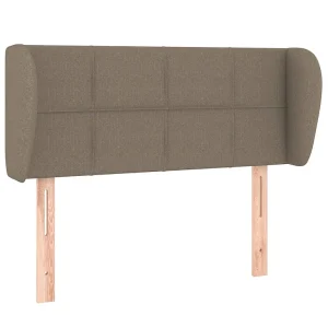 Hoofdbord met randen 83x23x78/88 cm stof taupe Hoofdbord met randen 83x23x78/88 cm stof taupe