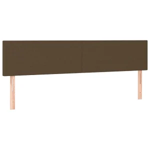 Hoofdborden 160x5x78/88 cm stof donkerbruin Hoofdborden 160x5x78/88 cm stof donkerbruin