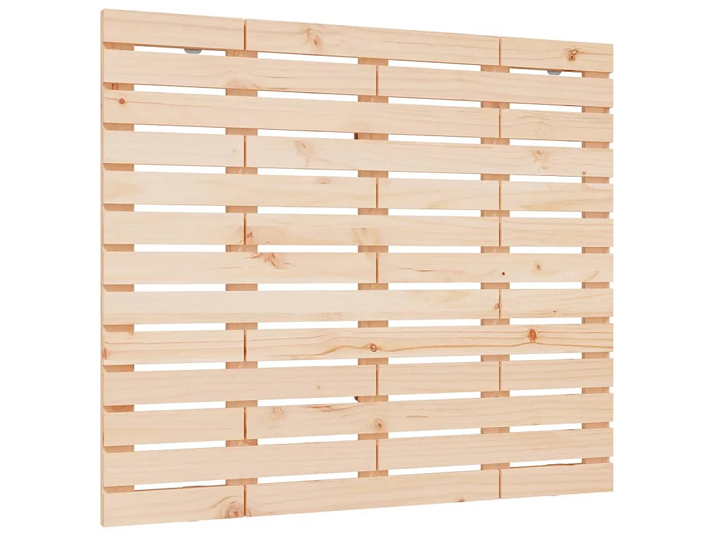 Hoofdbord wandmontage 81x3x91,5 cm massief grenenhout