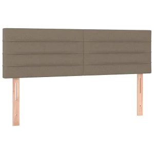 Hoofdborden 144x5x78/88 cm stof taupe Hoofdborden 144x5x78/88 cm stof taupe