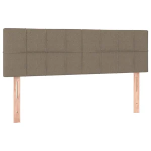 Hoofdborden 144x5x78/88 cm stof taupe Hoofdborden 144x5x78/88 cm stof taupe