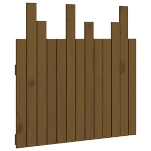 Hoofdbord wandmontage 82,5x3x80 cm grenenhout honingbruin Hoofdbord wandmontage 82,5x3x80 cm grenenhout honingbruin