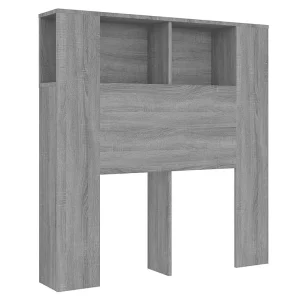 Hoofdbordkast 100×18,5×102,5 cm grijs sonoma eikenkleurig