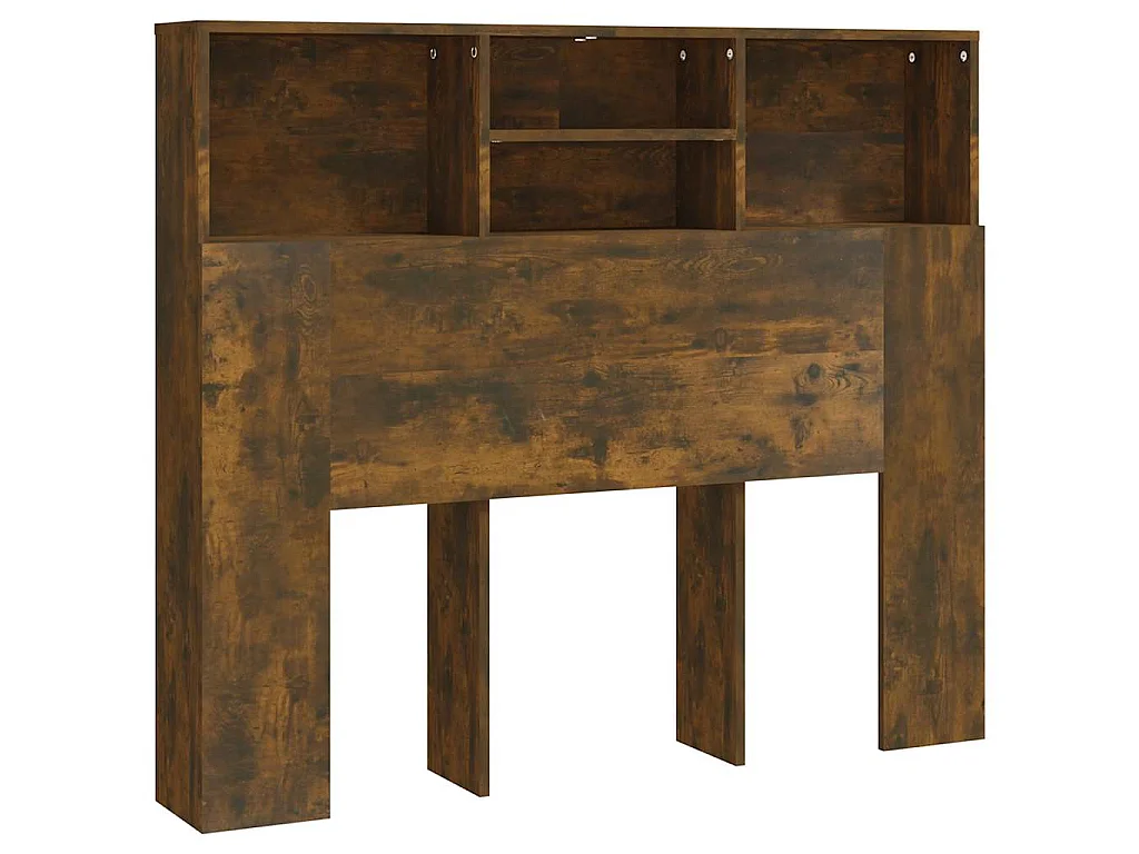 Hoofdbordkast 120x19x103,5 cm gerookt eikenkleurig