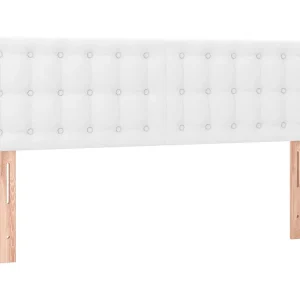 Hoofdborden 144x5x78/88 cm kunstleer wit Hoofdborden 144x5x78/88 cm kunstleer wit