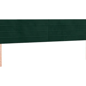 Hoofdborden 180x5x78/88 cm fluweel donkergroen Hoofdborden 180x5x78/88 cm fluweel donkergroen