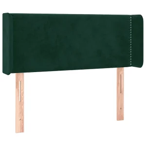 Hoofdbord met randen 103x16x78/88 cm fluweel donkergroen Hoofdbord met randen 103x16x78/88 cm fluweel donkergroen