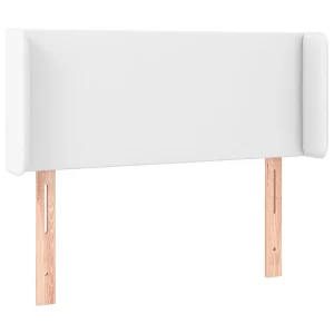Hoofdbord met randen 83x16x78/88 cm kunstleer wit Hoofdbord met randen 83x16x78/88 cm kunstleer wit