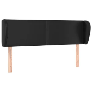 Hoofdbord met randen 147x23x78/88 cm kunstleer grijs Hoofdbord met randen 147x23x78/88 cm kunstleer grijs