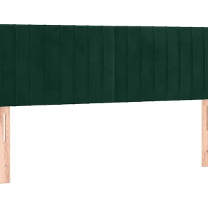 Hoofdborden 144x5x78/88 cm fluweel donkergroen Hoofdborden 144x5x78/88 cm fluweel donkergroen